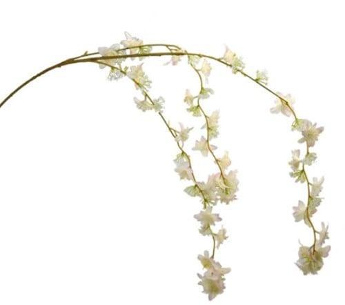 Bloesem tak kersenbloesem cherry blossom spray ivory light, Huis en Inrichting, Woonaccessoires | Kunstplanten en Kunstbloemen