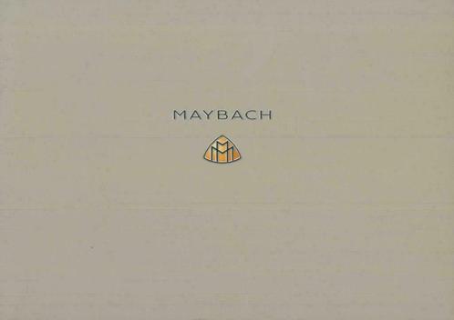 2002 Maybach 57S Brochure Folder Prospekt DIN A5, Boeken, Auto's | Folders en Tijdschriften, Nieuw, Verzenden