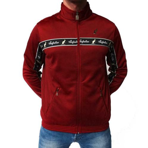 Australian Logo Jacket triacetaat Burgundy (Jackets), Kleding | Heren, Jassen | Winter, Nieuw, Verzenden