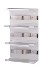MediQo-line aluminium handschoendispenser TRIO MQTGDA, Verzenden
