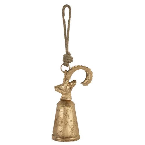 bel goud steenbok 35cm*, Huis en Inrichting, Woonaccessoires | Overige, Verzenden
