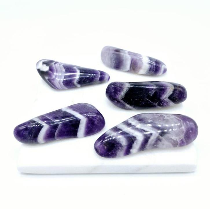 Amethist Handsteen/Broekzaksteen, Verzamelen, Mineralen en Fossielen, Ophalen of Verzenden