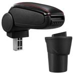 Armsteun Nissan Micra K13 vf 2010 kunstleer zwart rood stiks, Verzenden, Nieuw