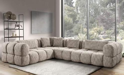 Loungebank Pijnacker - u-banken, Huis en Inrichting, Banken | Sofa's en Chaises Longues, Nieuw, Stof