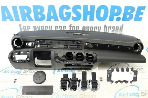 Airbag set Dashboard met geel stiksel Mercedes A klasse W177, Auto-onderdelen, Dashboard en Schakelaars, Gebruikt, Mercedes-Benz