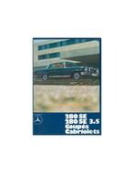 1971 MERCEDES BENZ 280 SE COUPE CABRIOLET BROCHURE DUITS, Nieuw, Author