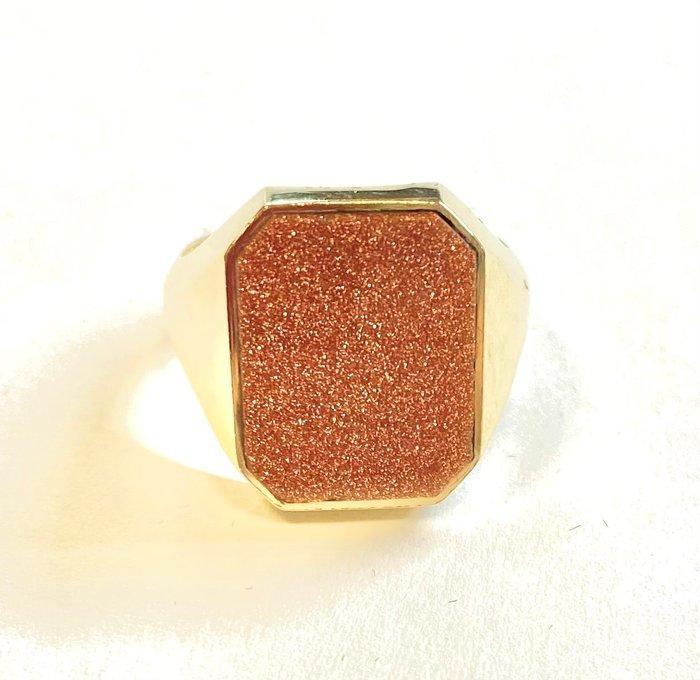 Zegelring - 14 karaat Geel goud, Sieraden, Tassen en Uiterlijk, Antieke sieraden