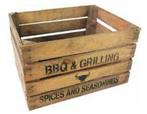 Uniek! Fruitkistjes  BBQ &amp; Grilling  - afbeelding Skull, Ophalen of Verzenden, Zo goed als nieuw