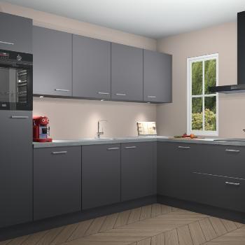 Onyxgrijze keuken Paramaribo 11509, Huis en Inrichting, Keuken | Complete keukens, Verzenden