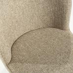 Stoel Eleonora MOLLY Taupe *NIEUW* Eetkamerstoel, Overige kleuren, Soft Industrial, Nieuw, Ophalen of Verzenden