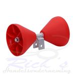 Rollenset kunststof trompetrol / bootrol op kantelblokje 40, Auto diversen, Aanhangwagen-onderdelen, Ophalen of Verzenden, Nieuw