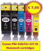 Canon PGI-520/CLI-521 Gewoon dé voordeligste ! Huismerk, Nieuw, Cartridge, Canon, Ophalen of Verzenden