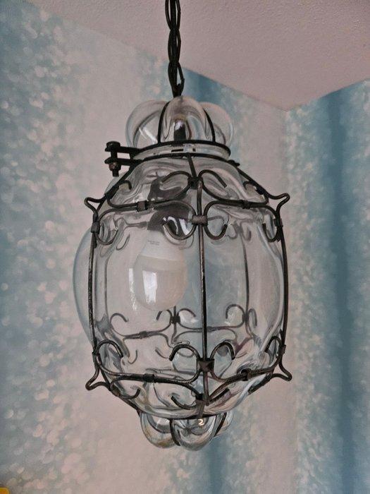 Lamp - Glas, Metaal, Antiek en Kunst, Curiosa en Brocante