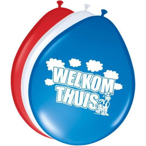 Welkom Thuis Ballonnen 30cm 8st, Hobby en Vrije tijd, Feestartikelen, Nieuw, Verzenden
