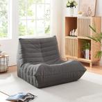 Relaxstoel Kodsø lounge fauteuil 75x90x100 cm grijs [en.casa, Verzenden, Nieuw