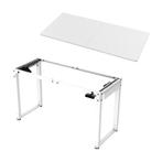 Bureau Kirkkonummi zit sta elektrisch 160x75x72-117 cm wit p, Huis en Inrichting, Bureaus, Verzenden, Nieuw