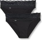 Sloggi Dames Pure Sense Luxe Tai C2P Slip zwart 42, Kleding | Dames, Ondergoed en Lingerie, Verzenden