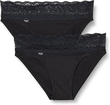 Sloggi Dames Pure Sense Luxe Tai C2P Slip zwart 42 beschikbaar voor biedingen