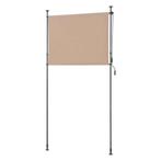 [pro.tec] Rolgordijn voor buiten Cimarra 120x270 cm zandkleu, Verzenden, Nieuw