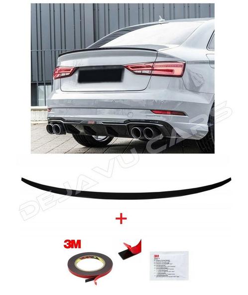 Achterklep spoiler lip voor Audi A3 8V, S3, RS3, S line, Auto diversen, Tuning en Styling, Ophalen of Verzenden