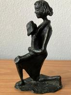 Beeldje - Moeder met kind - Brons, Antiek en Kunst