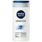 3x Nivea Men Douchegel 3-in-1 Sensitive 250 ml, Nieuw, Verzenden
