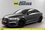 Audi A3 Limousine 30 TFSI S-line AUT LED Clima Cruise PDC., Automaat, Nieuw, Sedan, Zilver of Grijs