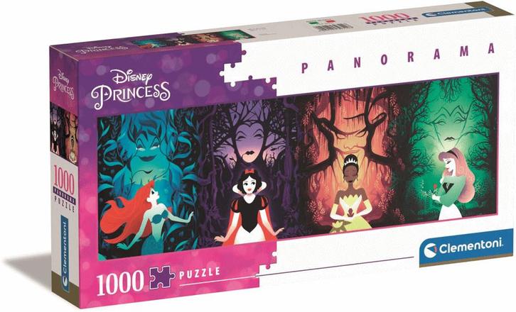Disney - Prinsessen Panorama Puzzel (1000 stukjes) |, Hobby en Vrije tijd, Denksport en Puzzels, Nieuw, Verzenden