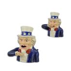 A CAST IRON UNCLE SAM MECHANICAL BANK (Beeldjes - Decoratie), Verzenden