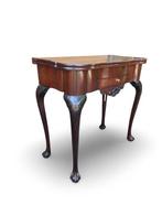 Speeltafel - Mahonie - Massief mahoniehouten wand- of, Antiek en Kunst, Antiek | Meubels | Stoelen en Banken