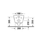 Toilet Duravit D-Neo HygieneGlaze Wand Rimless Diepspoel 54, Ophalen of Verzenden, Nieuw