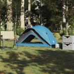 vidaXL Tent 1-persoons waterdicht blauw, Caravans en Kamperen, Verzenden, Nieuw, Tot en met 2