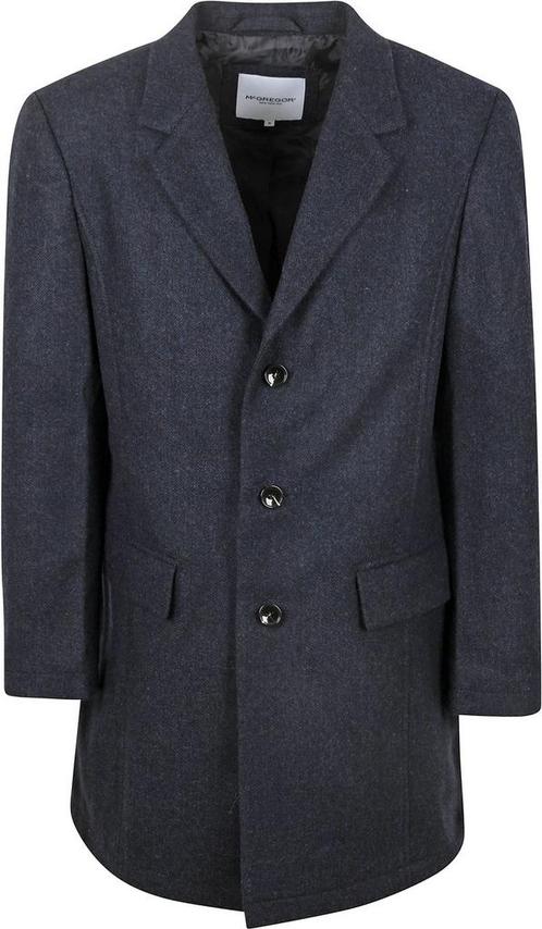 McGregor Coat Wool Herringbone Navy maat S Heren, Kleding | Heren, Jassen | Winter, Blauw, Nieuw, Maat 46 (S) of kleiner, Verzenden