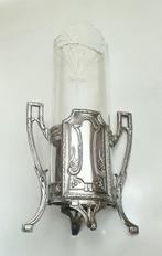 Vaas - Glas, geplateerd met zilver