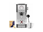 Veiling - LunaSeas RVS Pistonmachine - Espressomachine, Witgoed en Apparatuur, Koffiezetapparaten, Nieuw