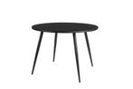 Eettafel - Levi - 110 cm - Zwart - House of Rebels, Huis en Inrichting, Tafels | Eettafels, Verzenden, Nieuw
