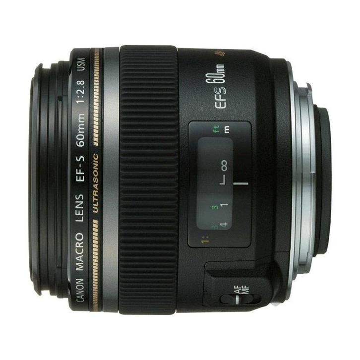Canon EF-S 60mm f/2.8 USM Macro objectief - Tweedehands, Audio, Tv en Foto, Fotografie | Lenzen en Objectieven, Macrolens, Gebruikt
