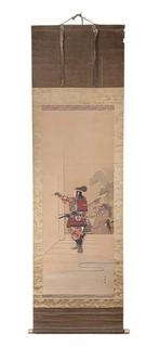 Samurai Painting () Hanging Scroll - Kih () - Japan
