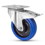 FORTEX Blue Wheel zwenkwiel Ø160mm met dubbele rem WLL 300kg, Muziek en Instrumenten, Verzenden, Nieuw