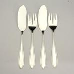 2 persoons visbestek - GEHEEL ZILVER - 174gram -