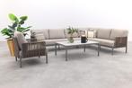 VDG Sierra hoek loungeset + loungestoel - Naturel/Grijs, Verzenden, Nieuw, Overige materialen, Loungeset