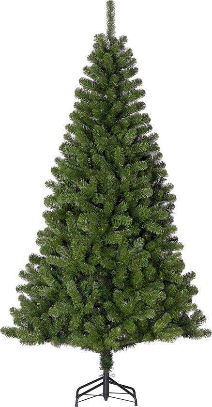 2dekans | Top Trees Kunstkerstboom - PVC - Groen - H230 x, Diversen, Kerst, Zo goed als nieuw, Ophalen of Verzenden