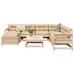 vidaXL 8-delige Loungeset massief grenenhout, Tuin en Terras, Verzenden, Nieuw, Loungeset