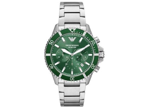 Emporio Armani AR11500 Herenhorloge 43 mm - Zilver, Huis en Inrichting, Woonaccessoires | Overige, Nieuw, Verzenden