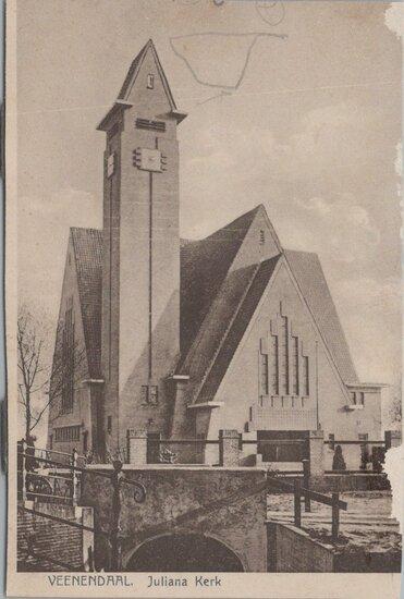 VEENENDAAL - Juliana Kerk, Verzamelen, Ansichtkaarten | Nederland, Verzenden