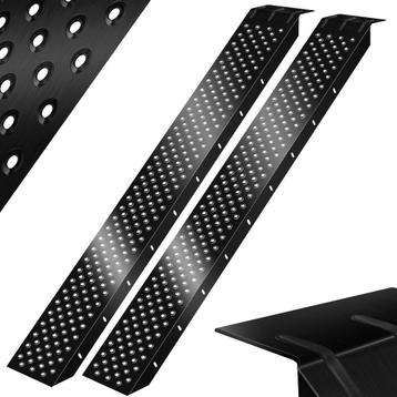 MASKO® 2X Oprijplaat - Antislip - 200kg per plaat - Zwart • beschikbaar voor biedingen