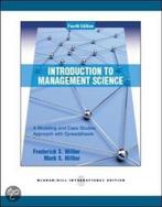 Introduction to Management Science 9780071289313, Boeken, Verzenden, Zo goed als nieuw, Frederick Hillier