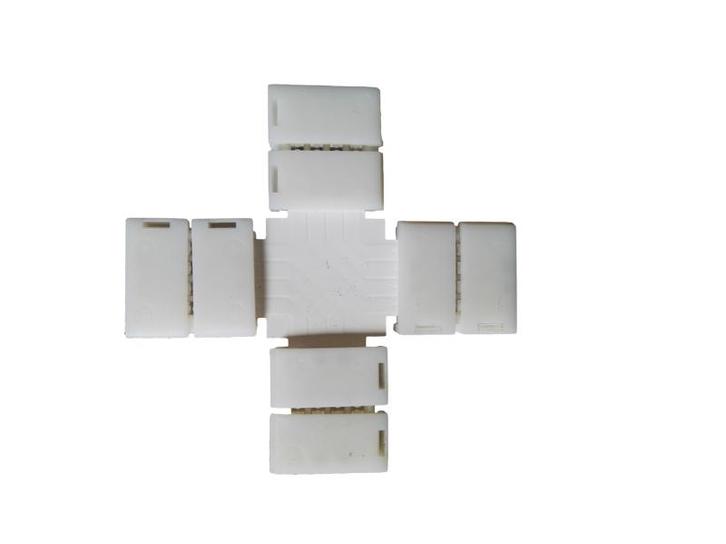 LEDstrip RGB | connector 10mm kruis | binnenshuis IP20 | 5-2, Doe-het-zelf en Verbouw, Elektra en Kabels, Nieuw, Verzenden