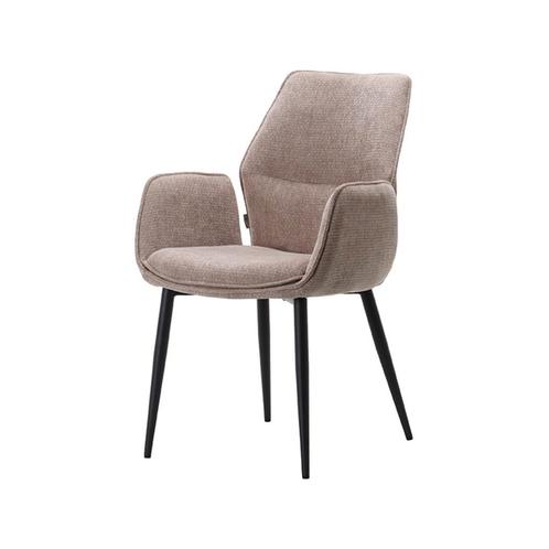 LABEL51 Eetkamerstoel Morris - Clay - Stof, Huis en Inrichting, Stoelen, Ophalen of Verzenden