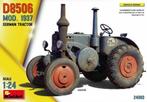 Miniart - 1/24 German Tractor D8506 Mod. 1937 (?/22), Hobby en Vrije tijd, Modelbouw | Overige, Nieuw, 1:50 tot 1:144